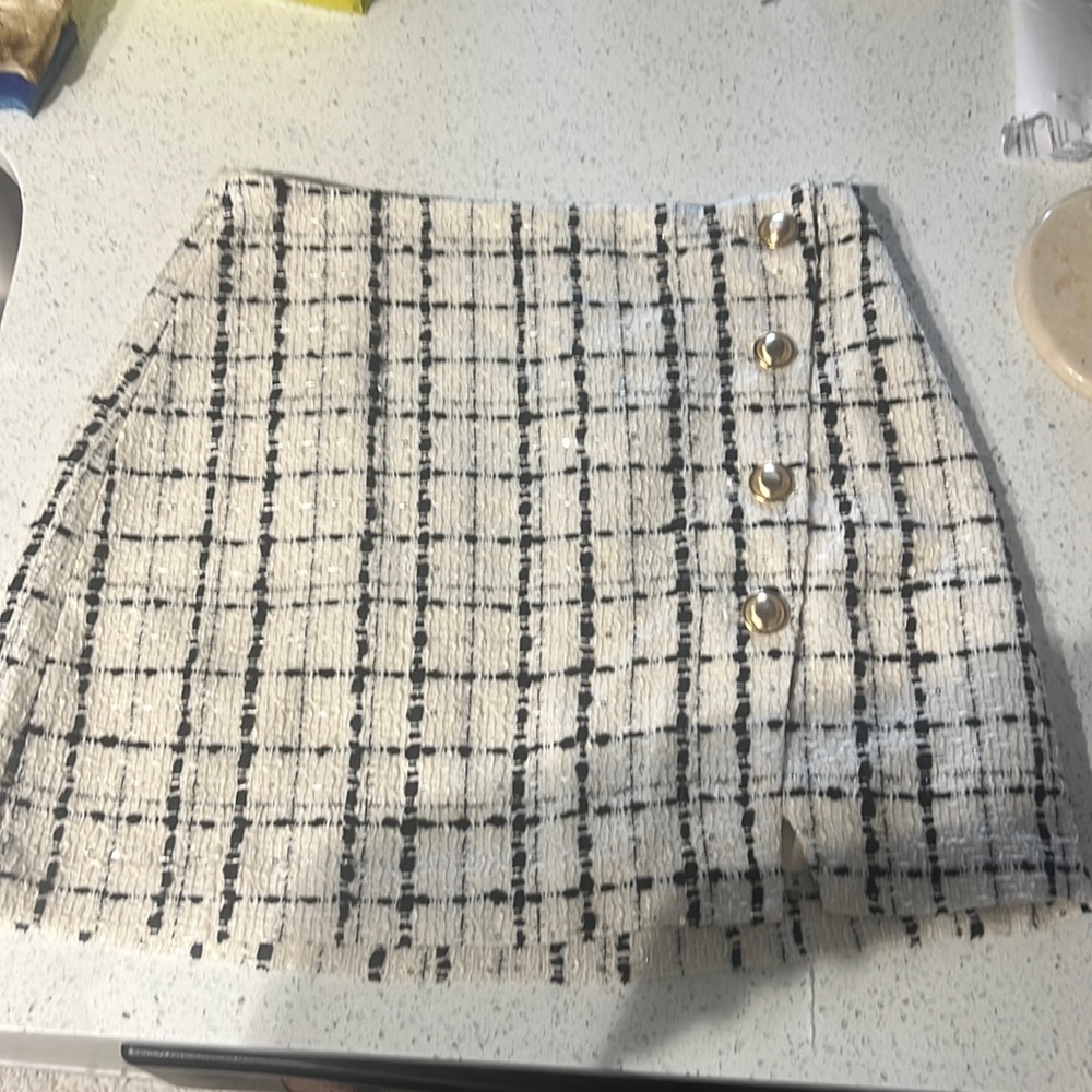 New with tags express plaid dress skirt
